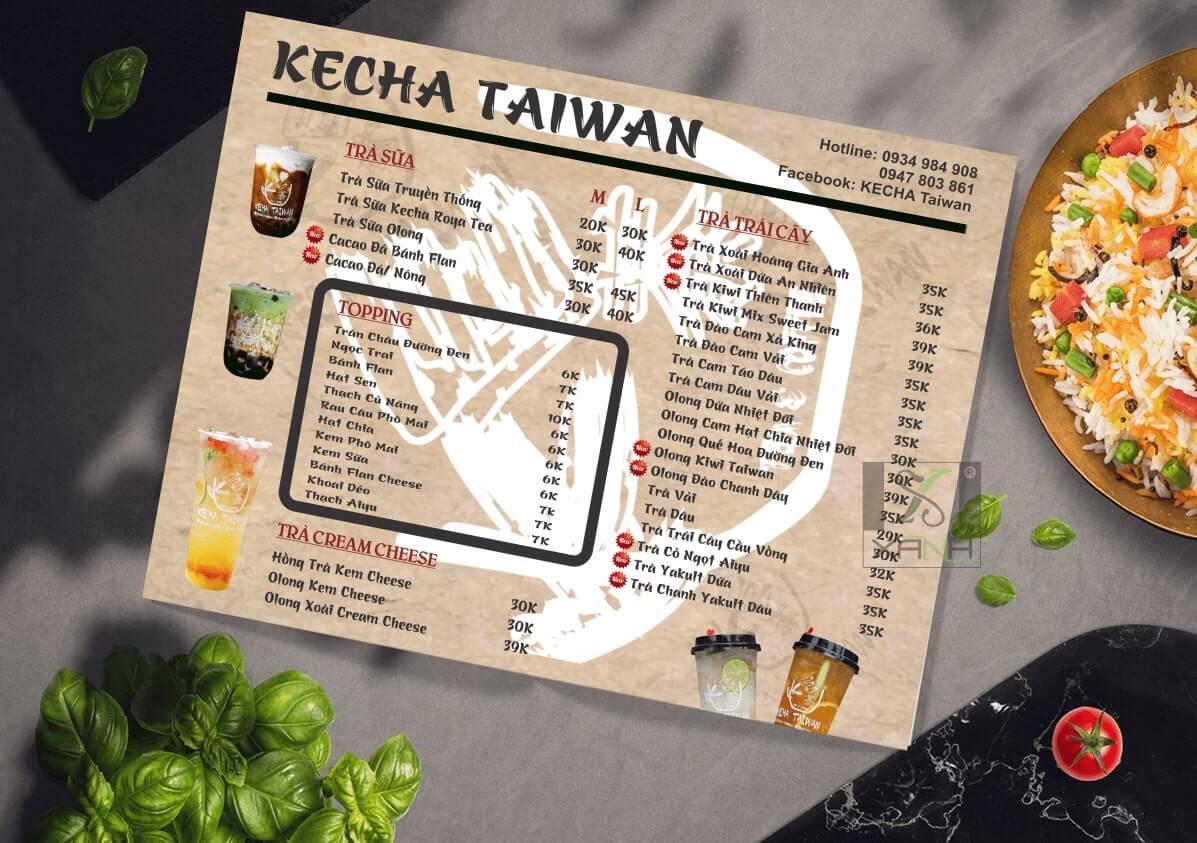 Thiết kế menu