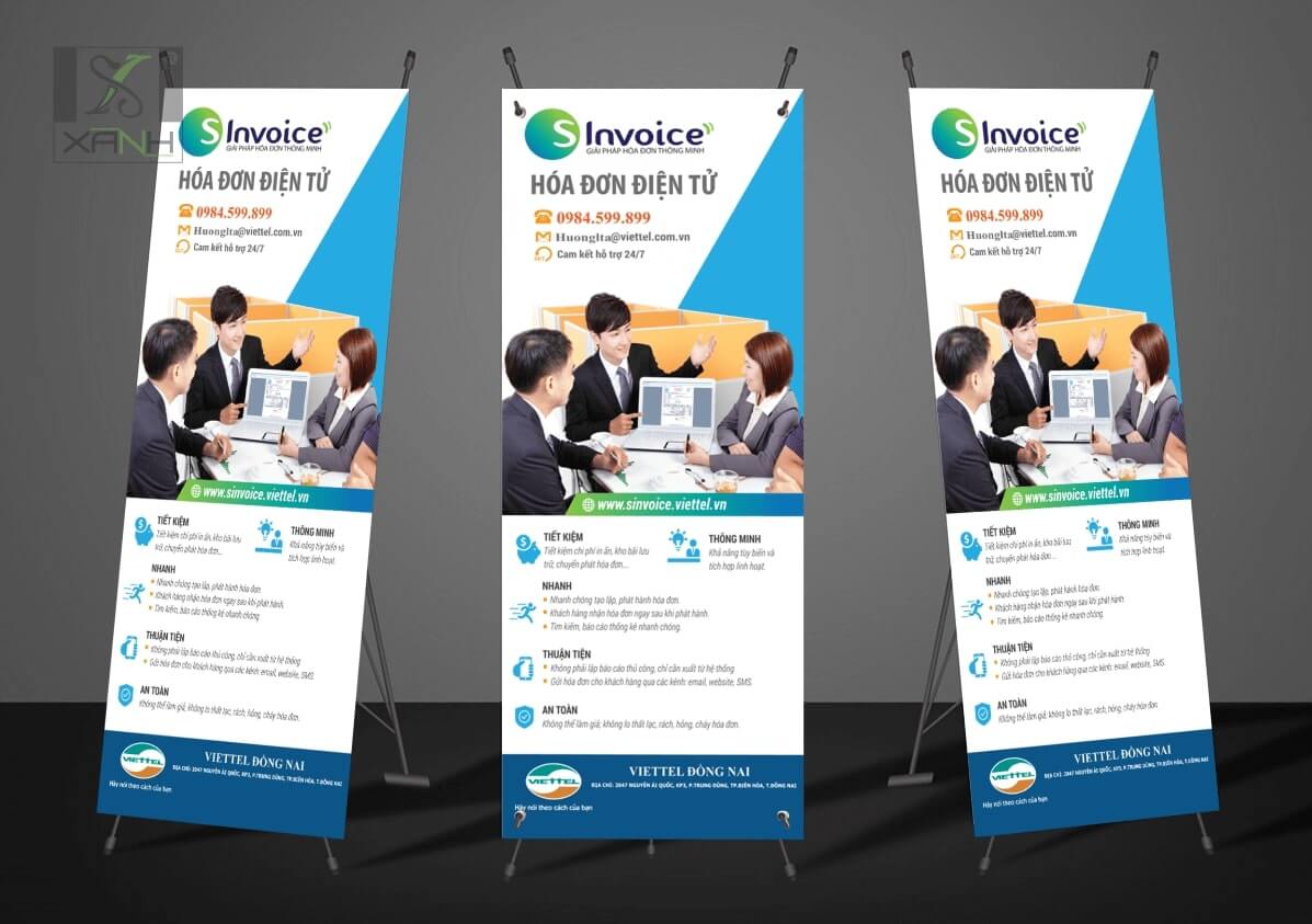 Thiết kế standee-x