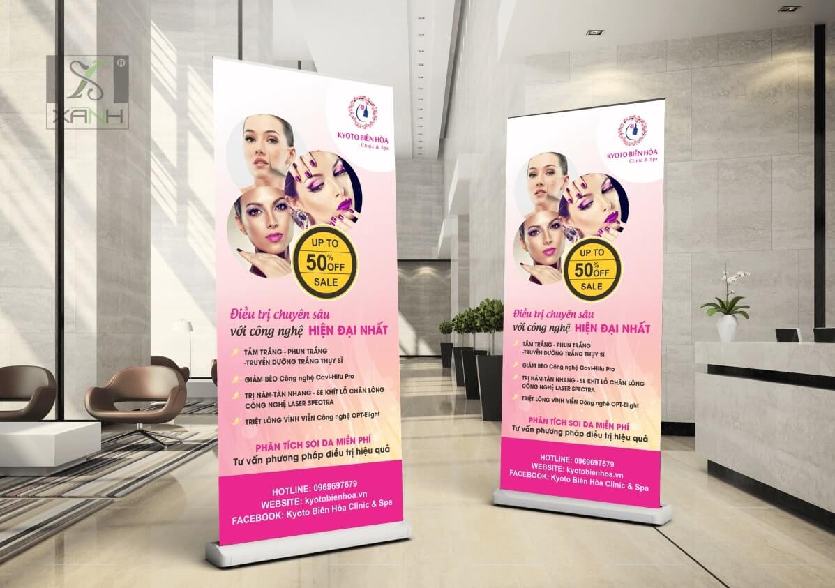 Thiết kế standee-x