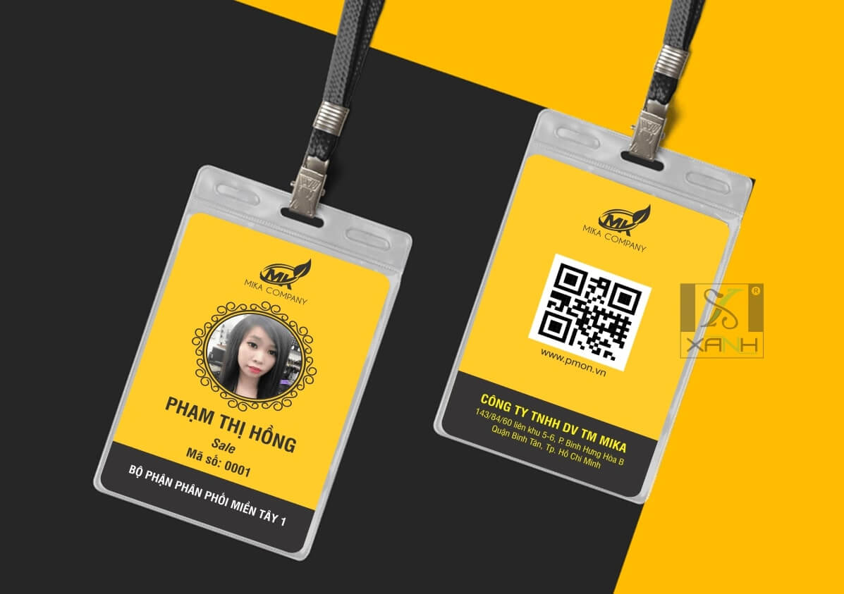 Thiết kế thẻ nhân viên