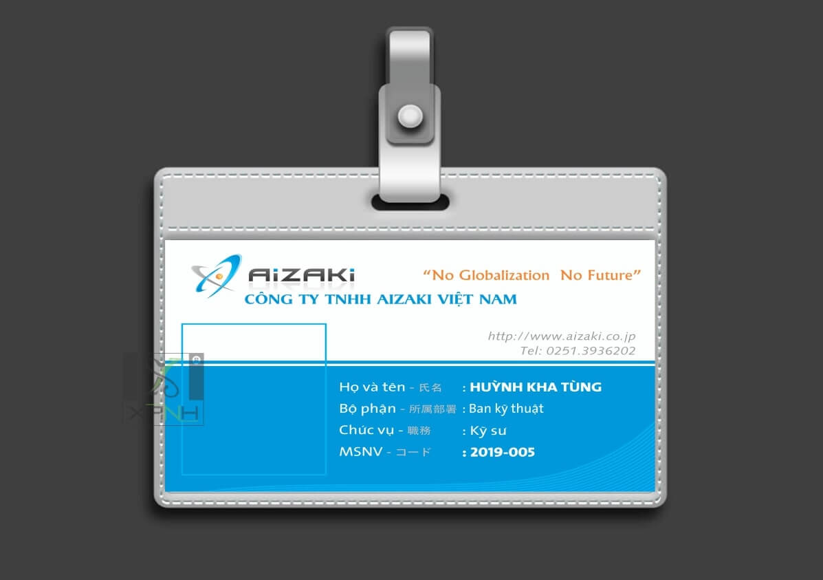 Thiết kế thẻ nhân viên