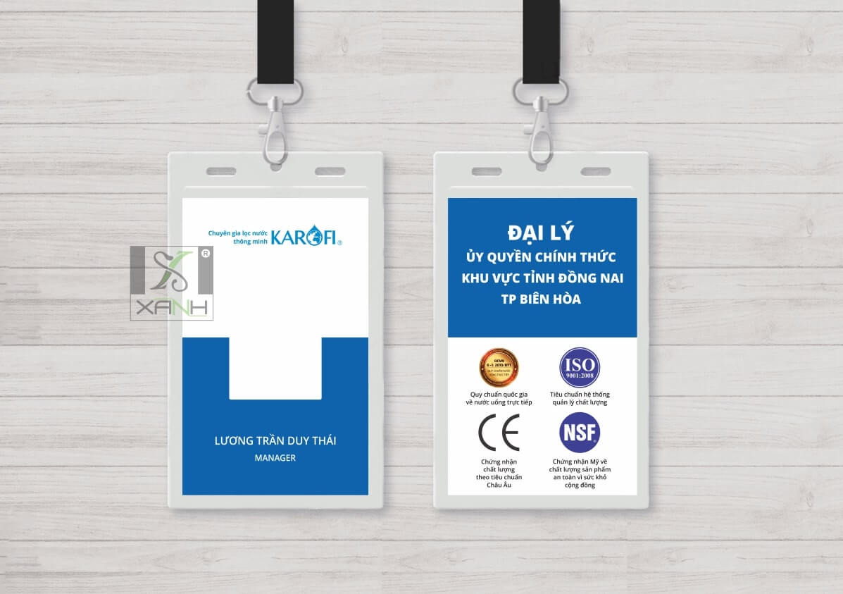 Thiết kế thẻ nhân viên