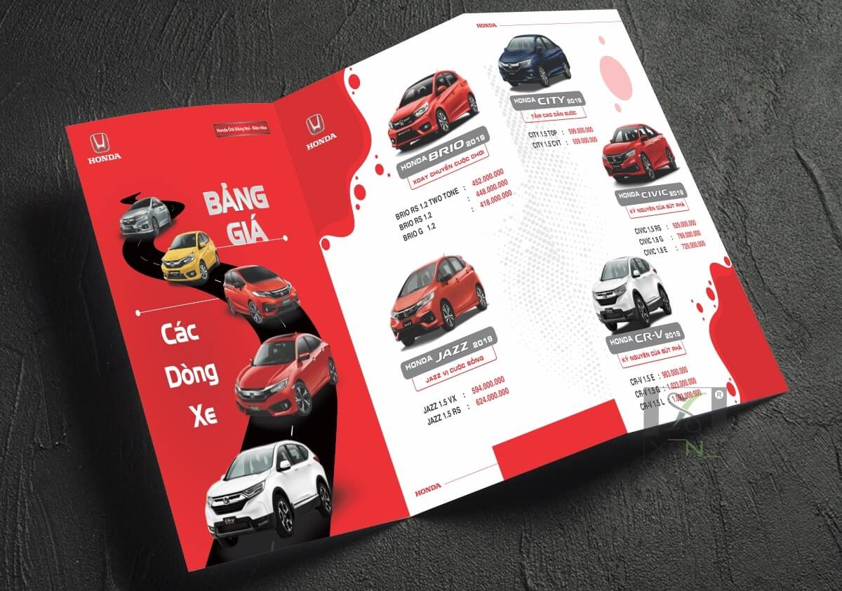 Thiết kế tờ gấp