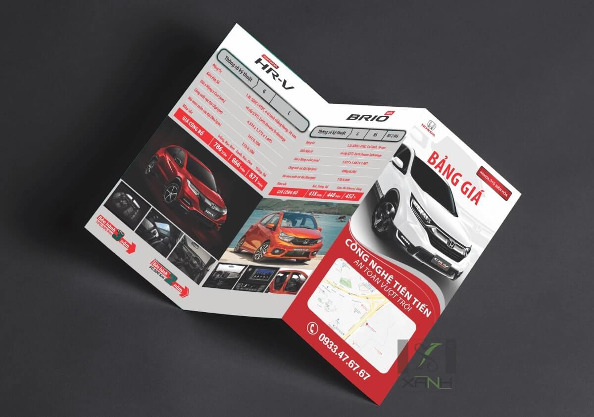 Thiết kế tờ gấp