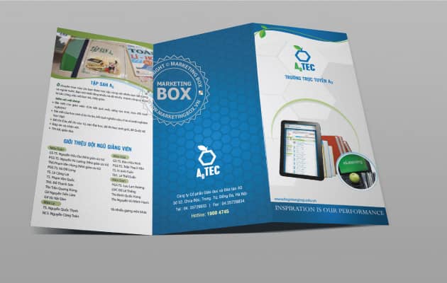 Thiết kế tờ gấp